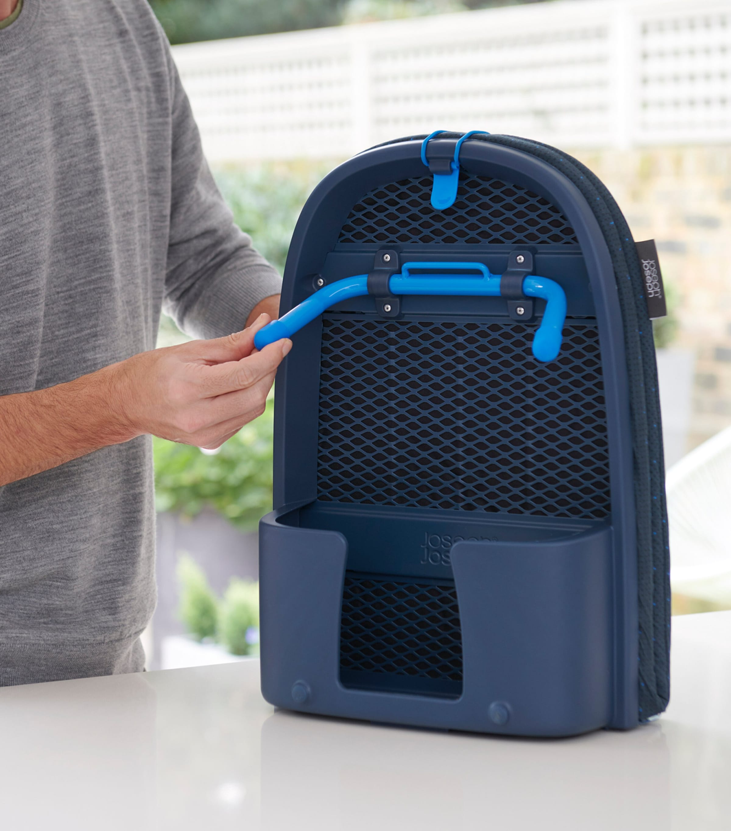 Pocket Plus Folding Ironing Board BLACK/BLUE Image 5