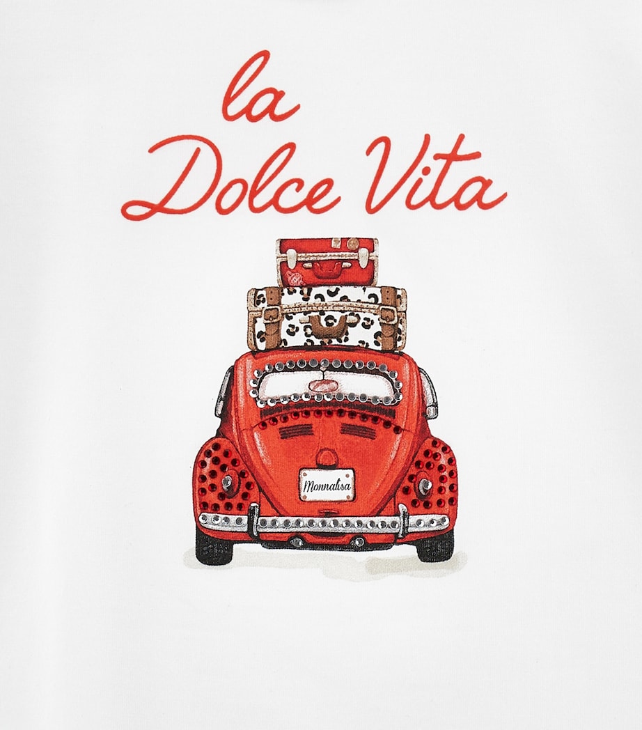 Cotton La Dolce Vita T-Shirt (2-16 Years) BIANCO Image 3