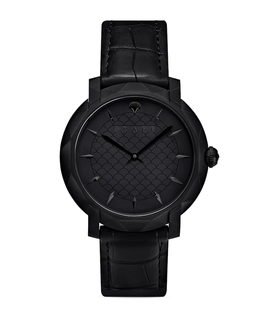 Graff Titanium DLC Eclipse Watch 43mm Black Image 1