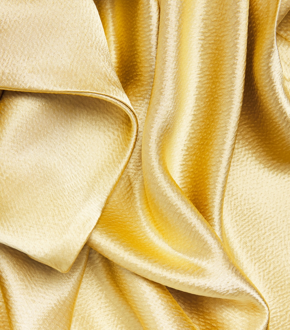 FFORME Womens Satin Mila Maxi Dress Pale Gold Image 6