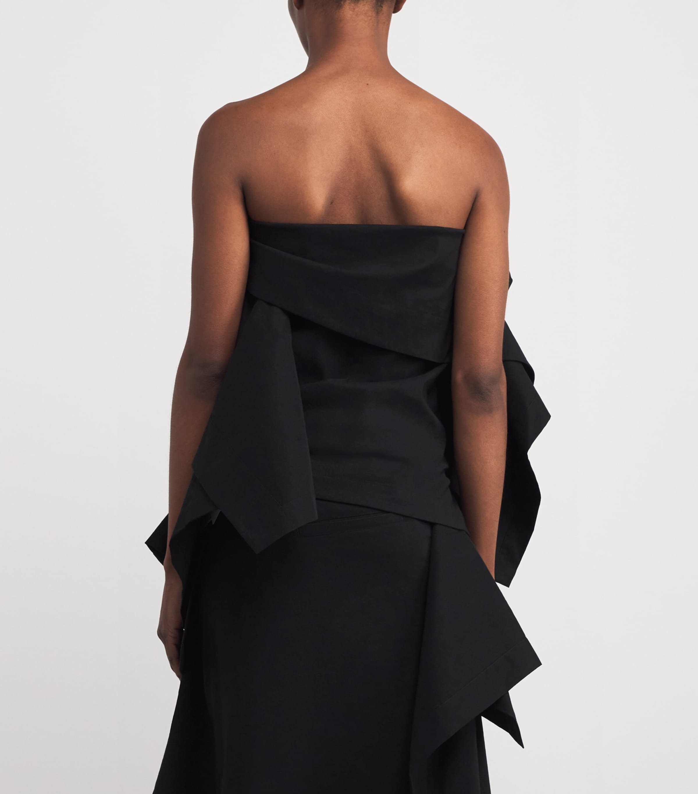 Collapsing Sculpture Top BLACK Image 4