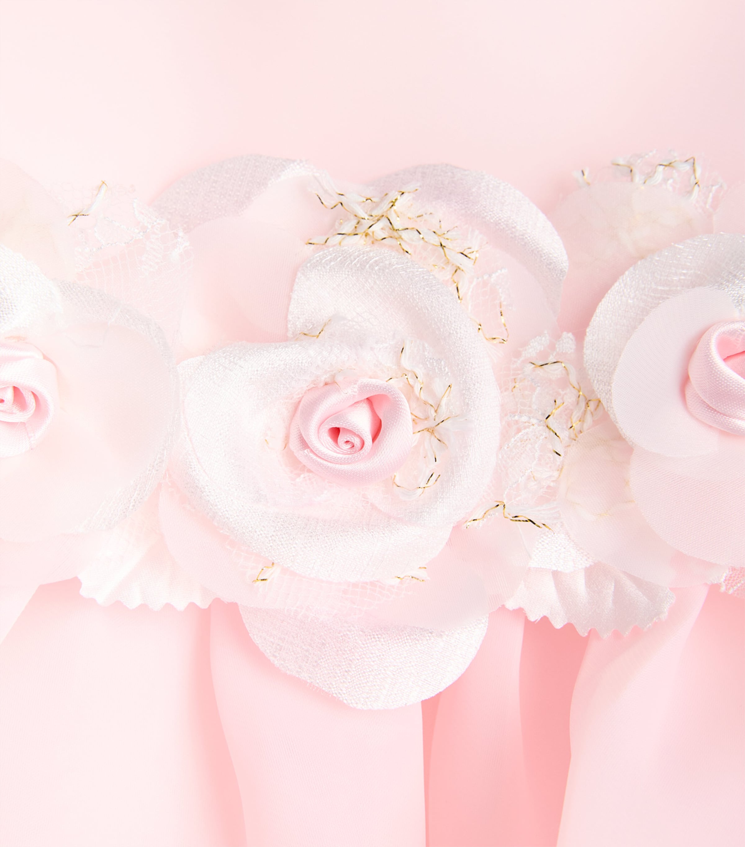 Bimbalo Tulle Floral-Embellished Dress (1 Month-4 Years) Pink Image 3