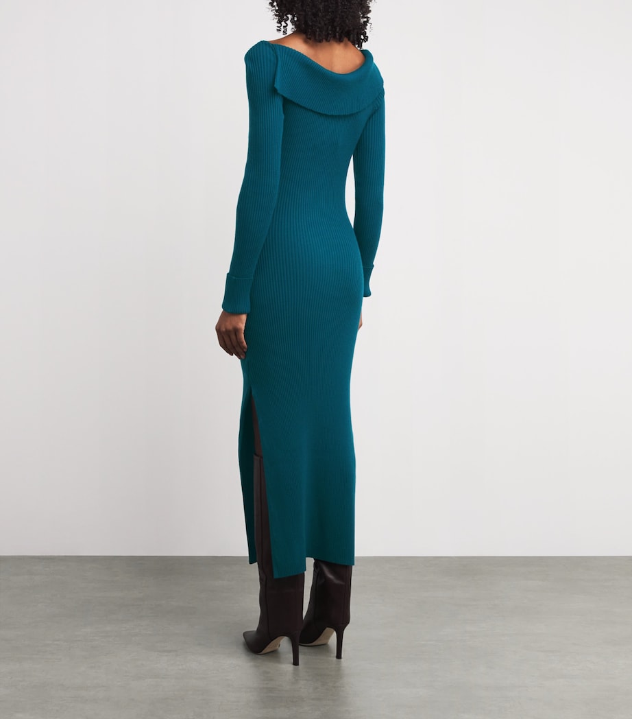Wool Hassan Maxi Dress 139 AZURE Image 3