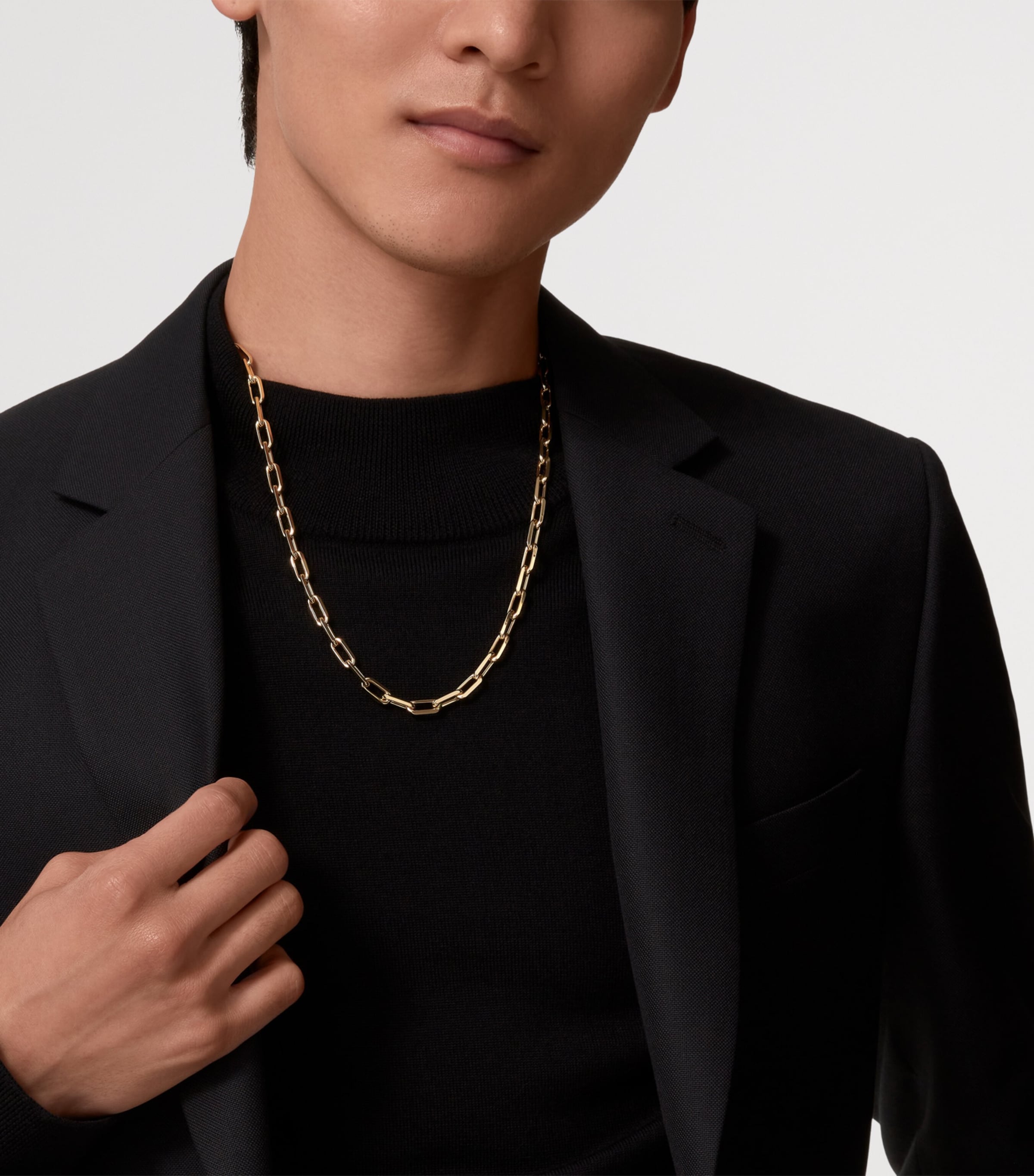 Yellow Gold Santos De Cartier Chain Necklace YELLOW GOLD Image 2