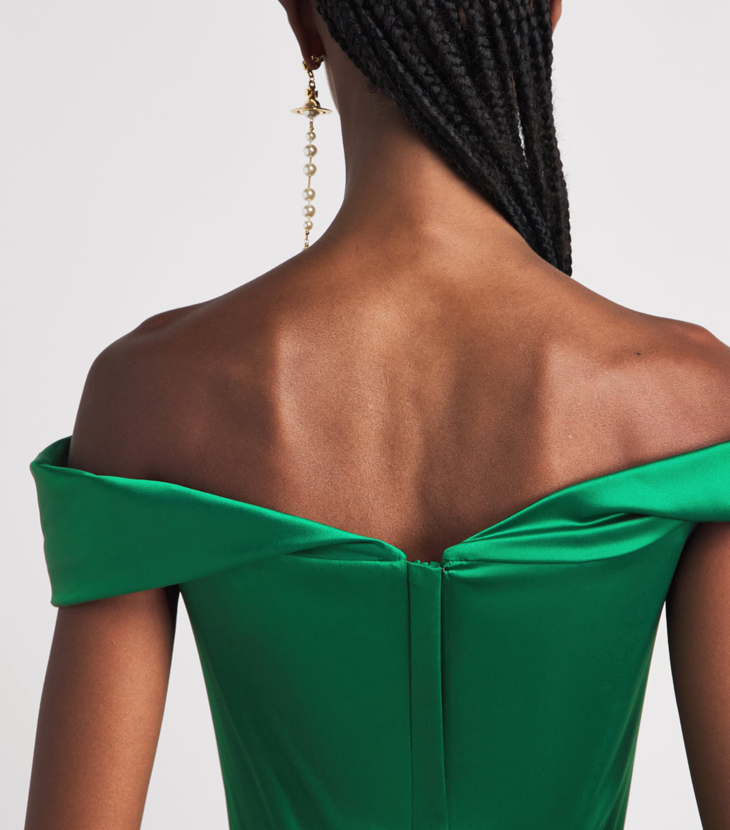 Vivienne Westwood Womens Nova Cora Gown Jewel Green Image 5