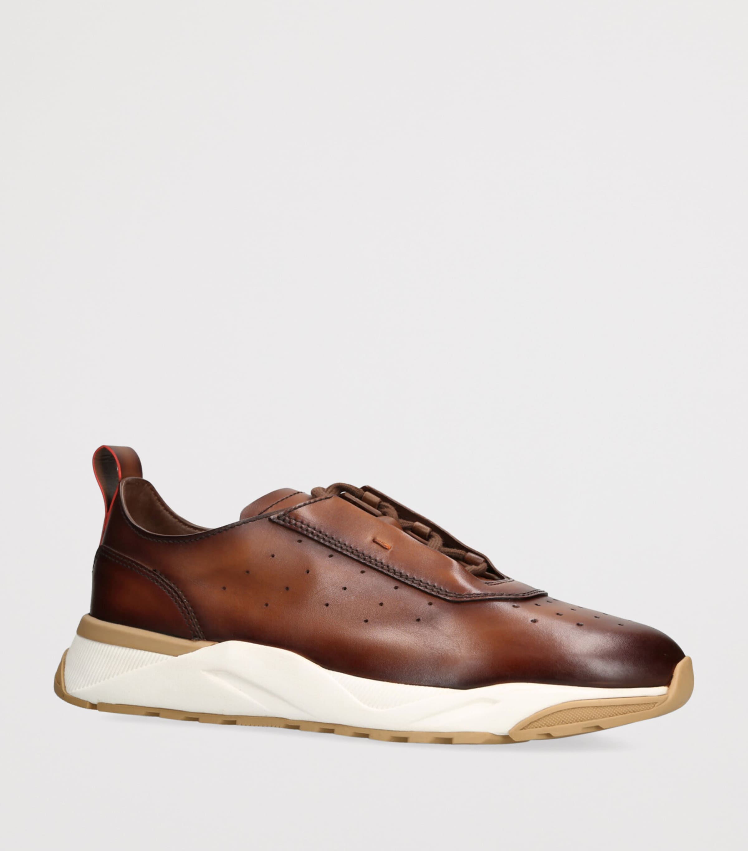 Leather Innova Sneakers BROWN Image 3