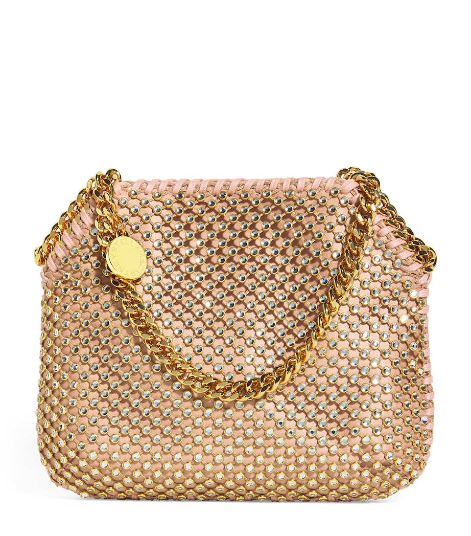 Stella McCartney Rose Collection Mini Falabella Top-Handle Bag Dusty Rose Image 1