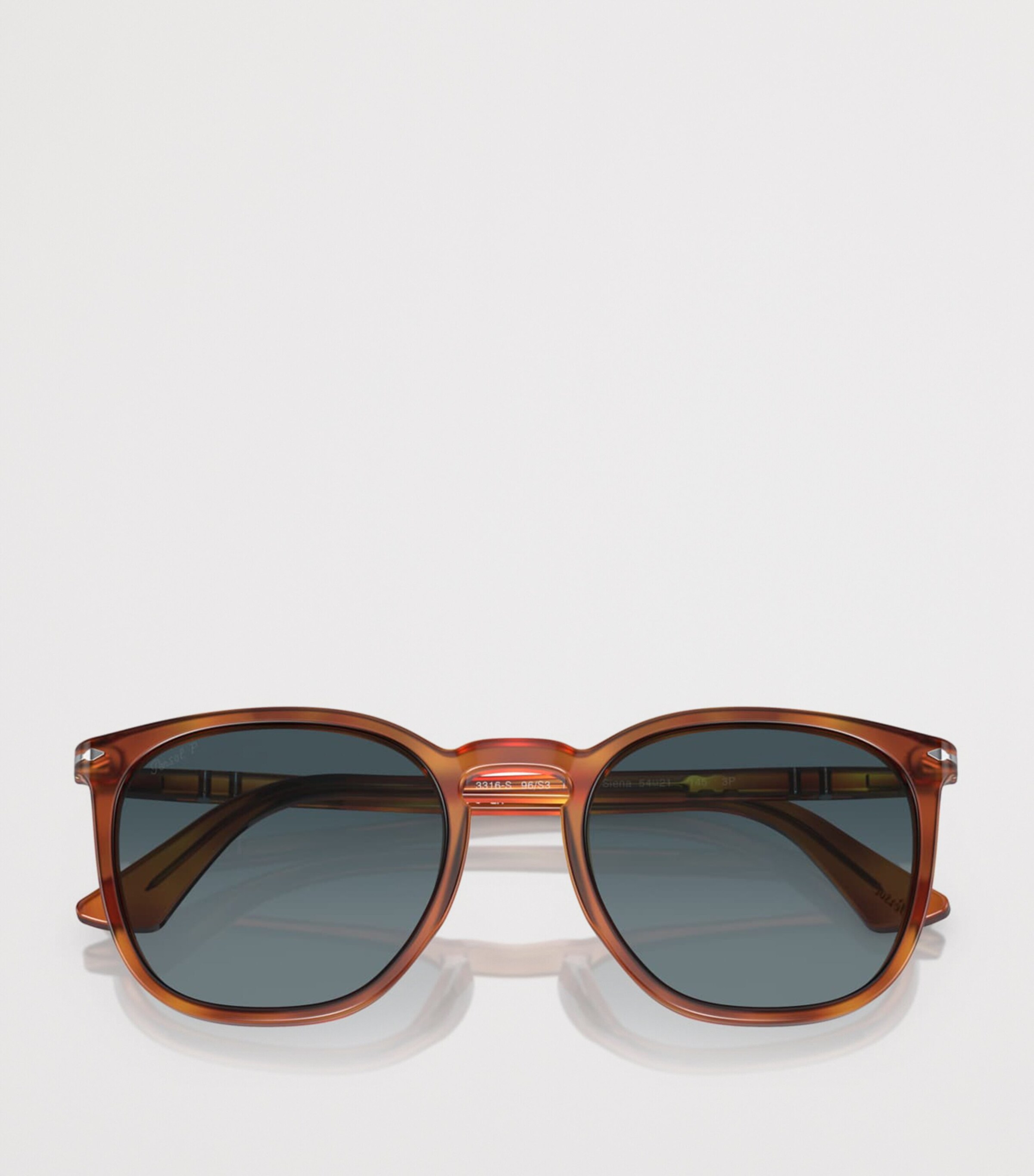 Persol Acetate Round Sunglasses Brown Image 5