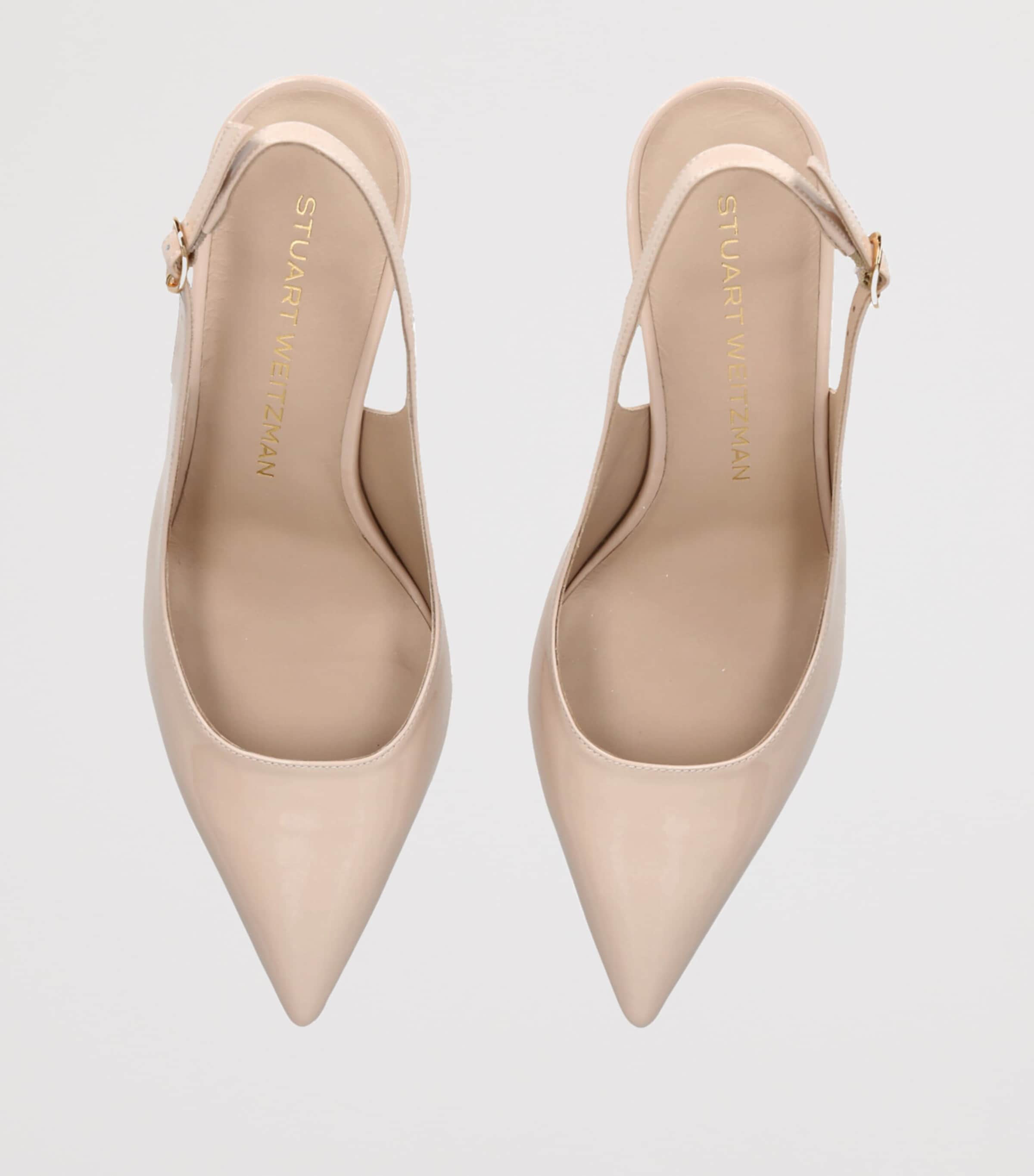 Stuart Slingback Heels 75 BEIGE Image 4