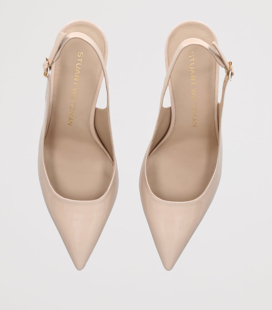 Stuart Slingback Heels 75 BEIGE Image 4