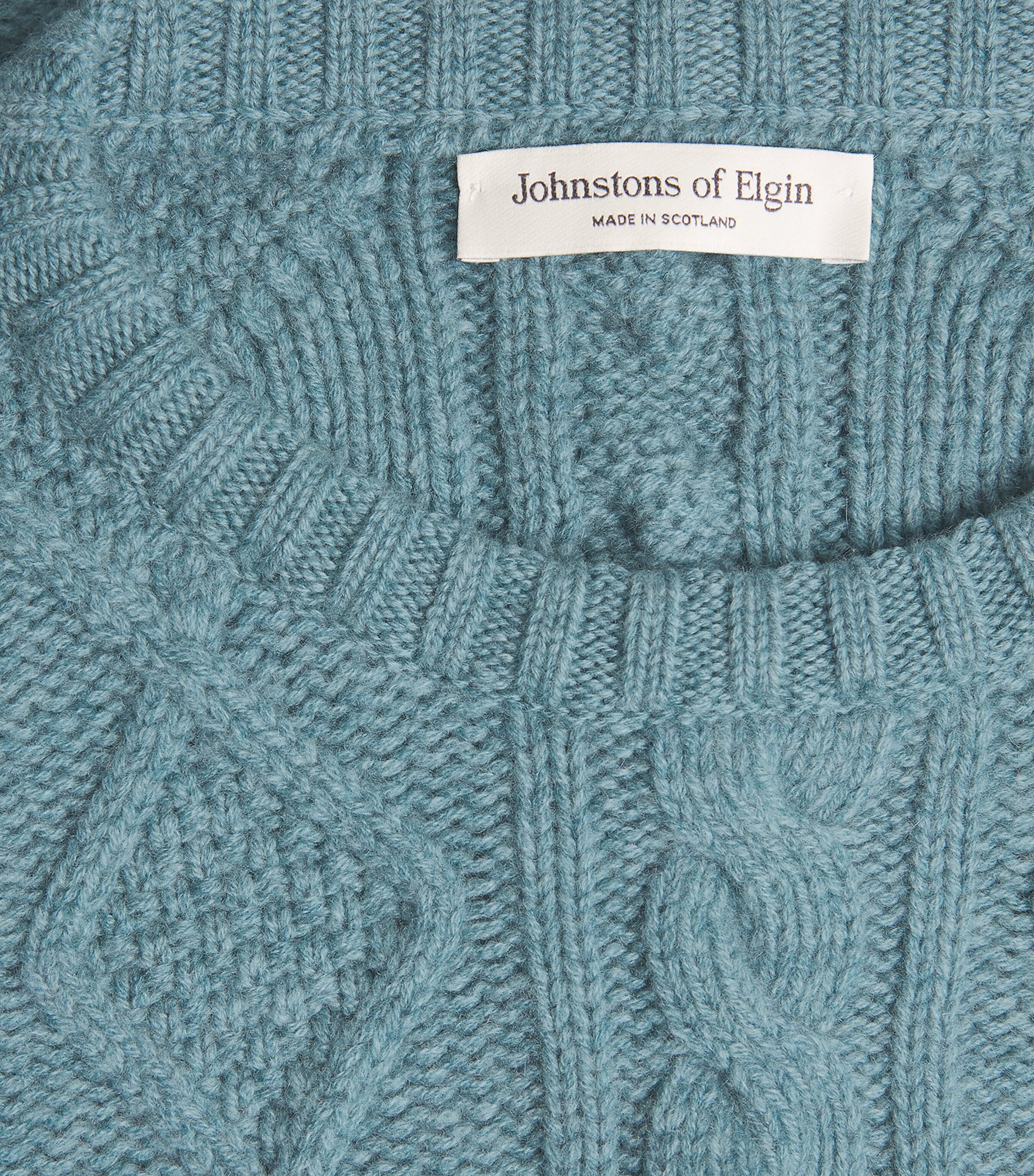 Cashmere Aran-Knit Oversized Sweater Vest HC0038 SEASCAPE Image 5
