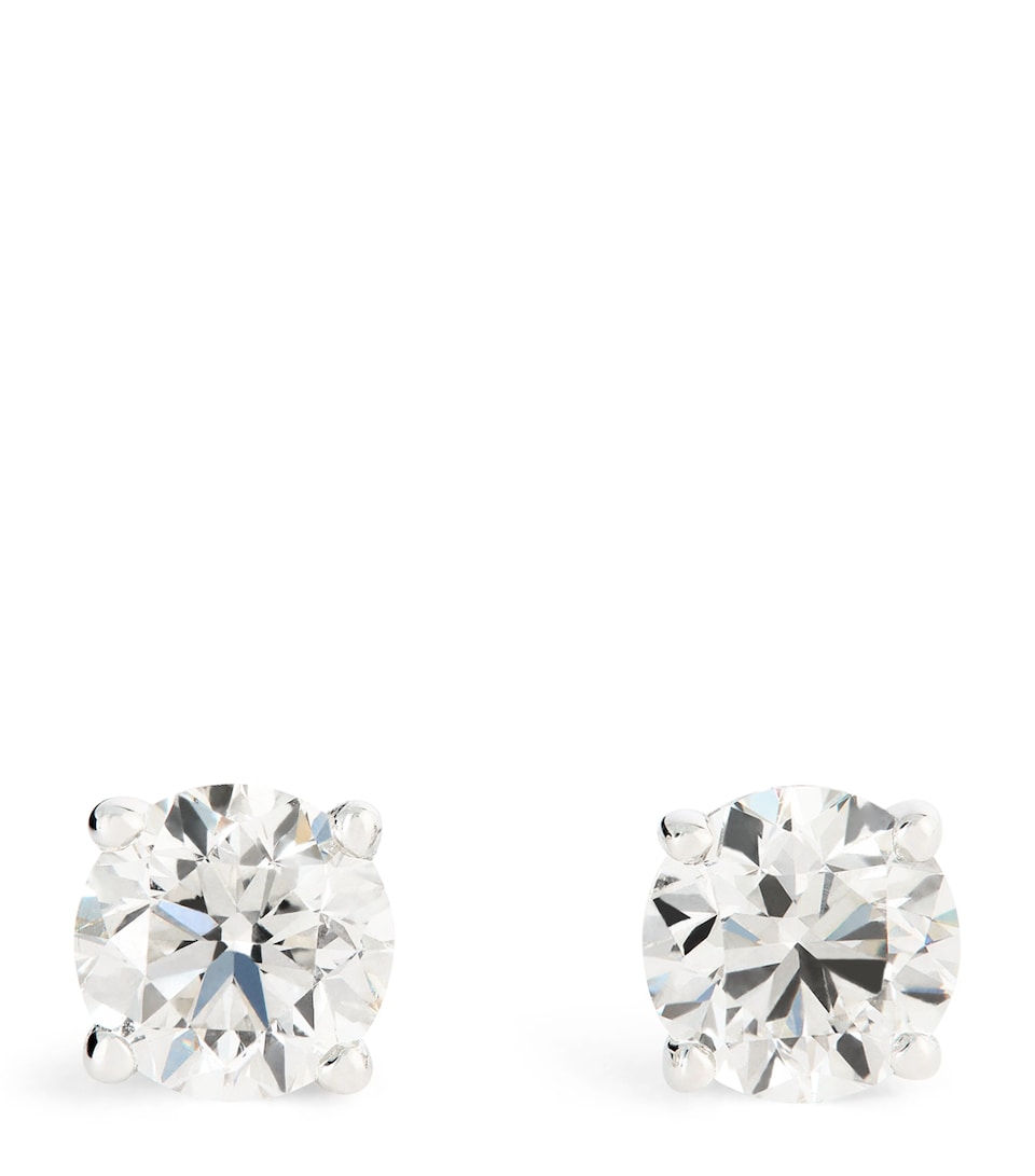 White Gold and Diamond Stud Earrings (1.00ctw)