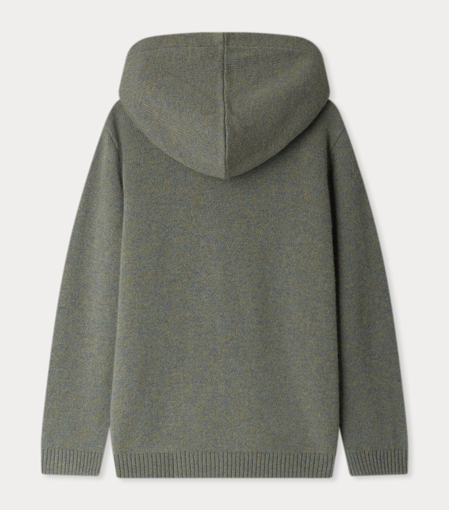 Cashmere Tylcy Hoodie (4-8 Years) VERT DE GRIS Image 2