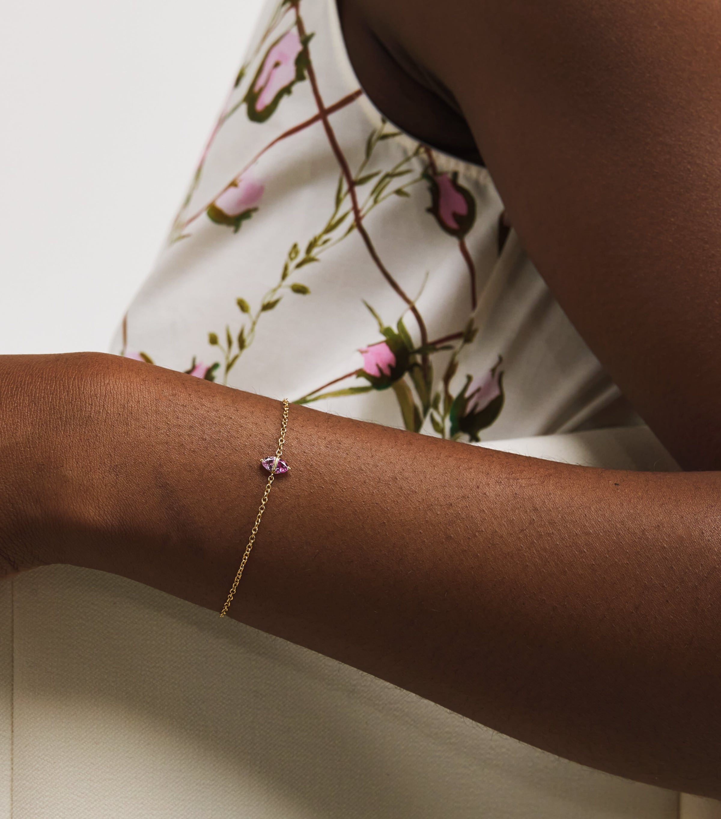 Yellow Gold and Sapphire Tilly Bracelet YELLOW GOLD Image 2