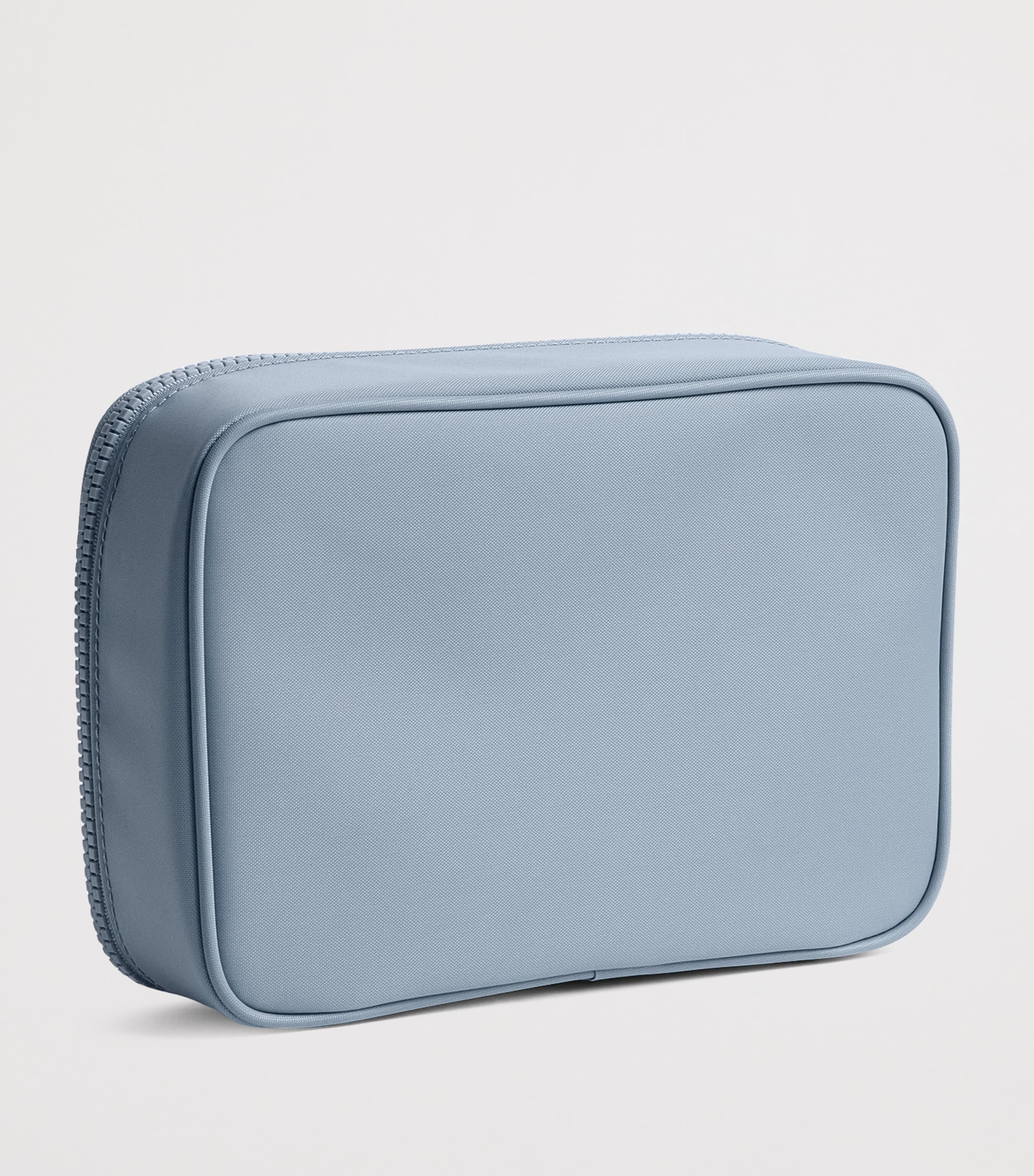 Harrods Clear Cosmetic Bag Blue Image 2