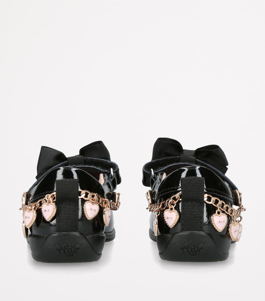 Lelli Kelly Patent Leather Bow-Detail Annie Shoes Black Image 2