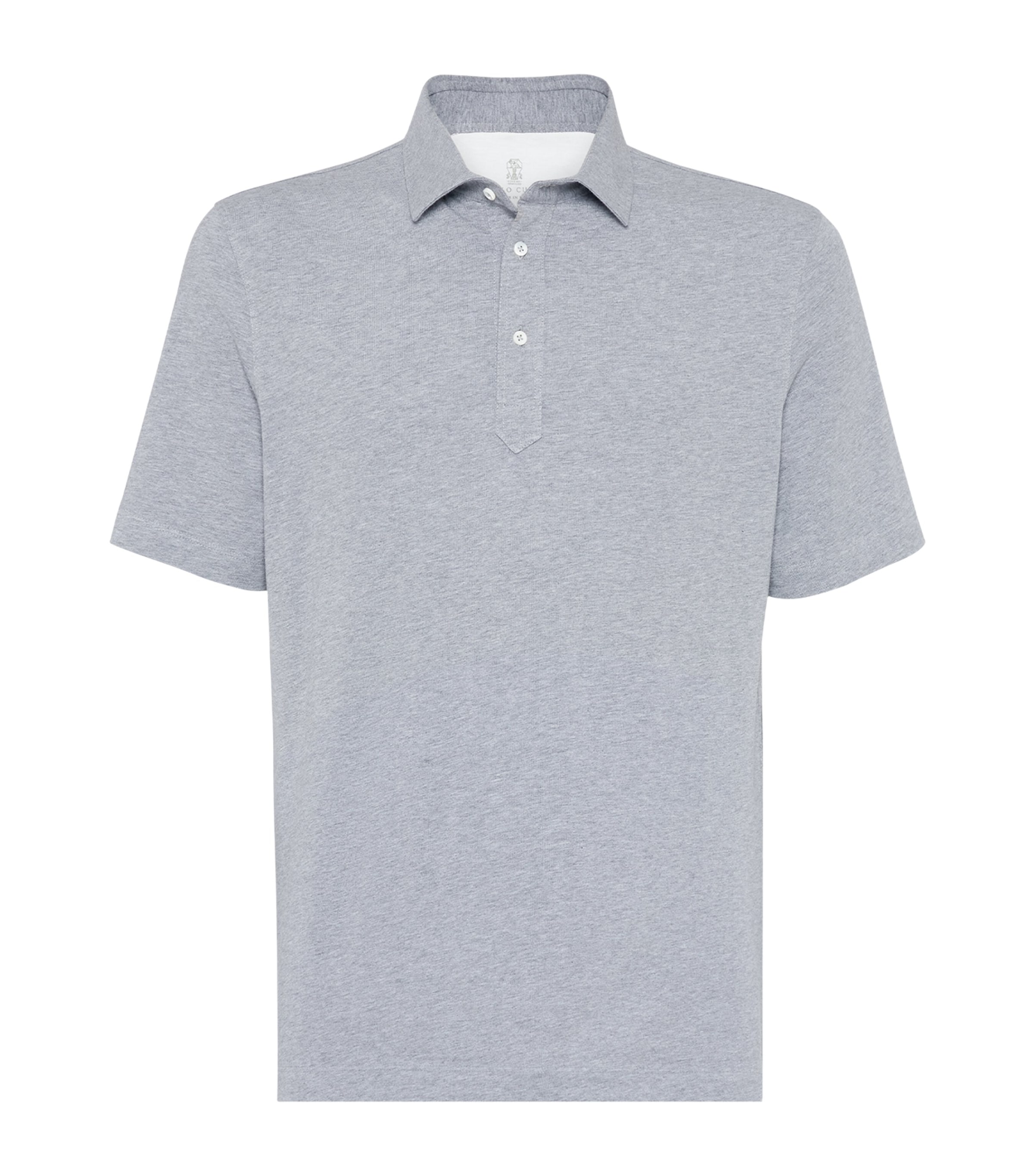 【送料&関税込】Brunello Cucinelli Polo Shirt Brunello Cucinelli Cotton-Linen Polo Shirt | Harrods UK