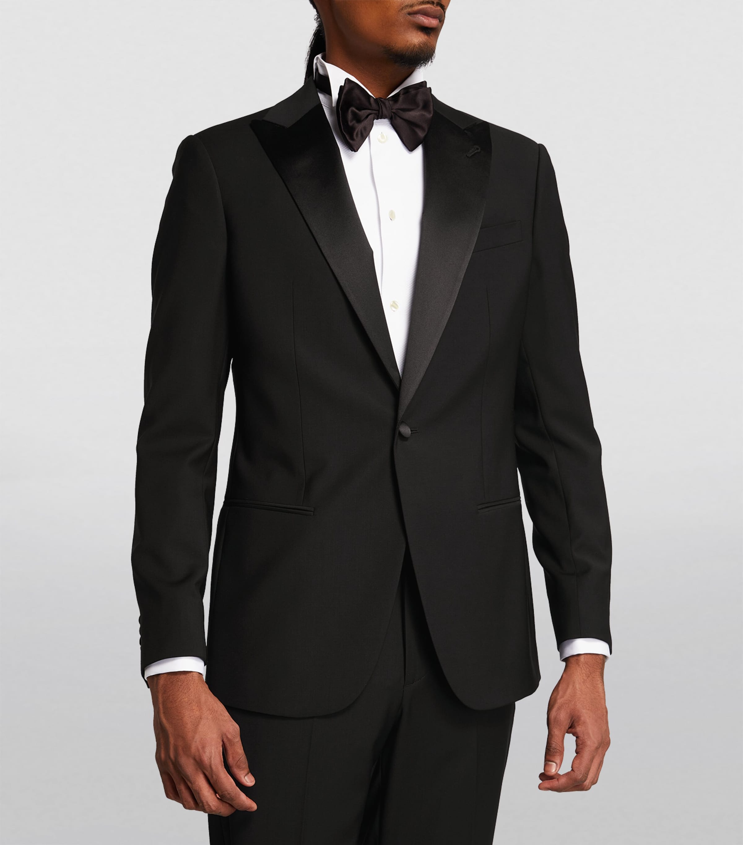 Virgin Wool-Silk 2-Piece Soho Tuxedo UC99 Image 3