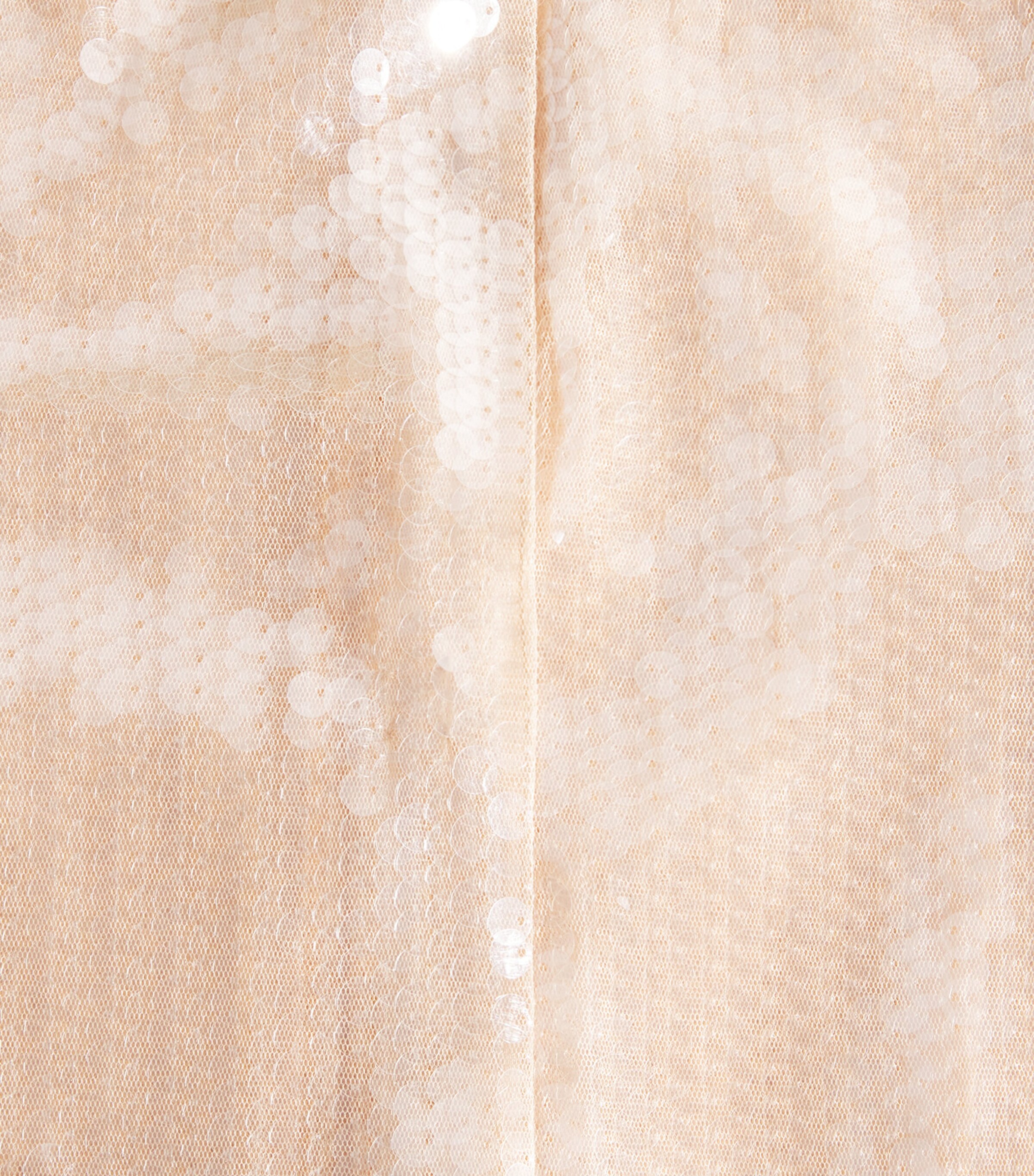 Fabiana Filippi Womens Sequinned Overcoat Nude Image 6