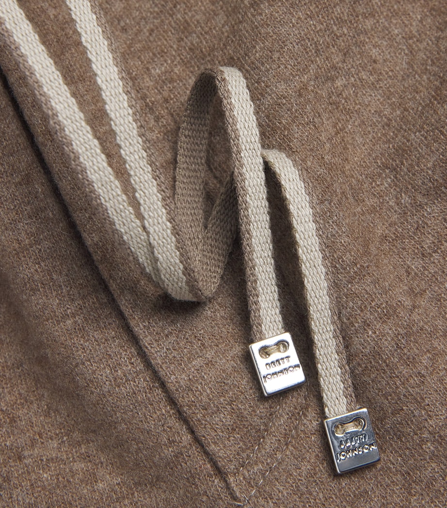 Brett Johnson Mens Cashmere-Blend Drawstring Sweatpants Chestnut Image 6