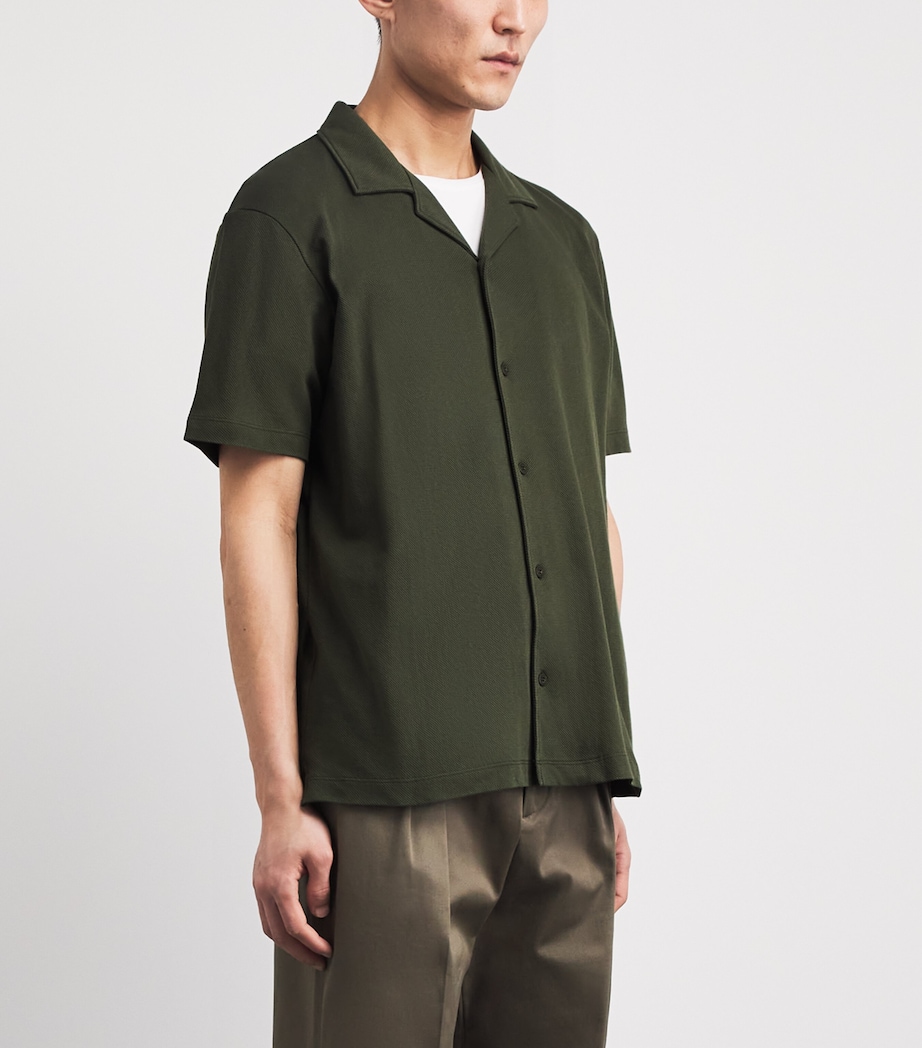 Sunspel Mens Supima Cotton Riviera Shirt Gniz Deep Image 4