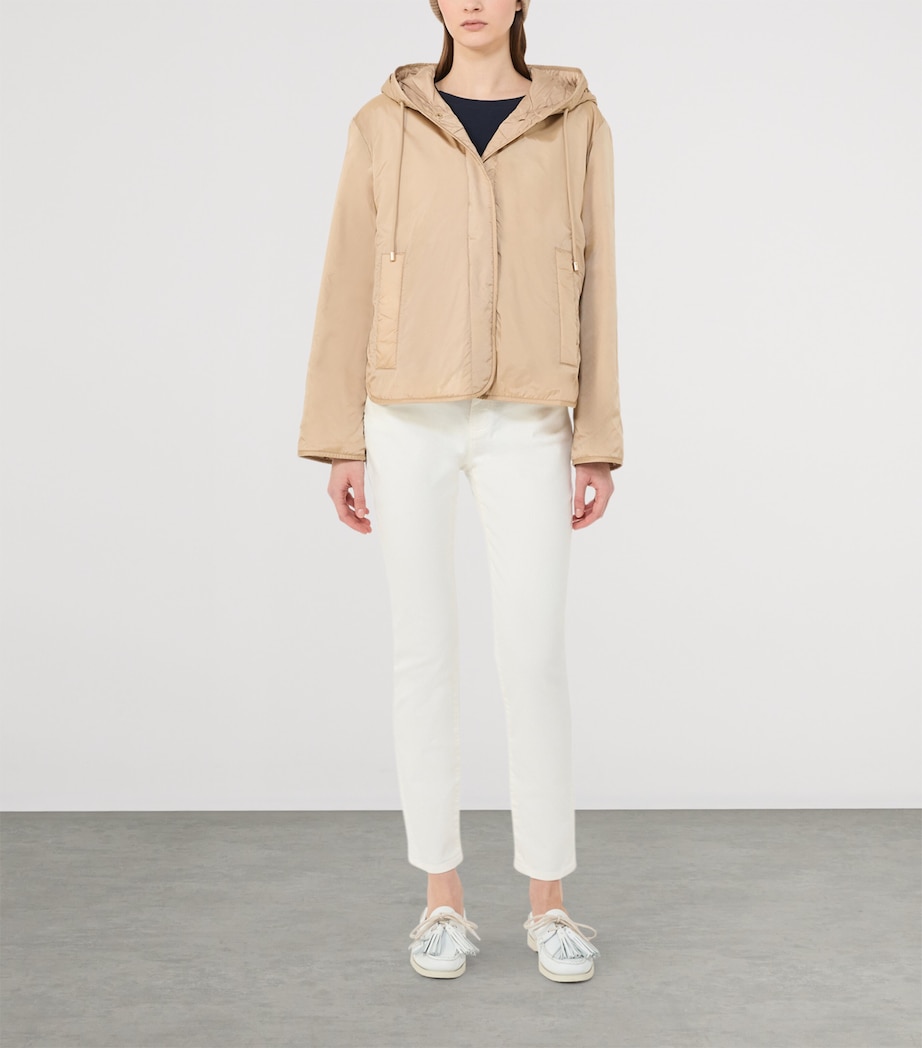 Weekend Max Mara Womens Water-Repellent Padded Jacket Beige Image 5