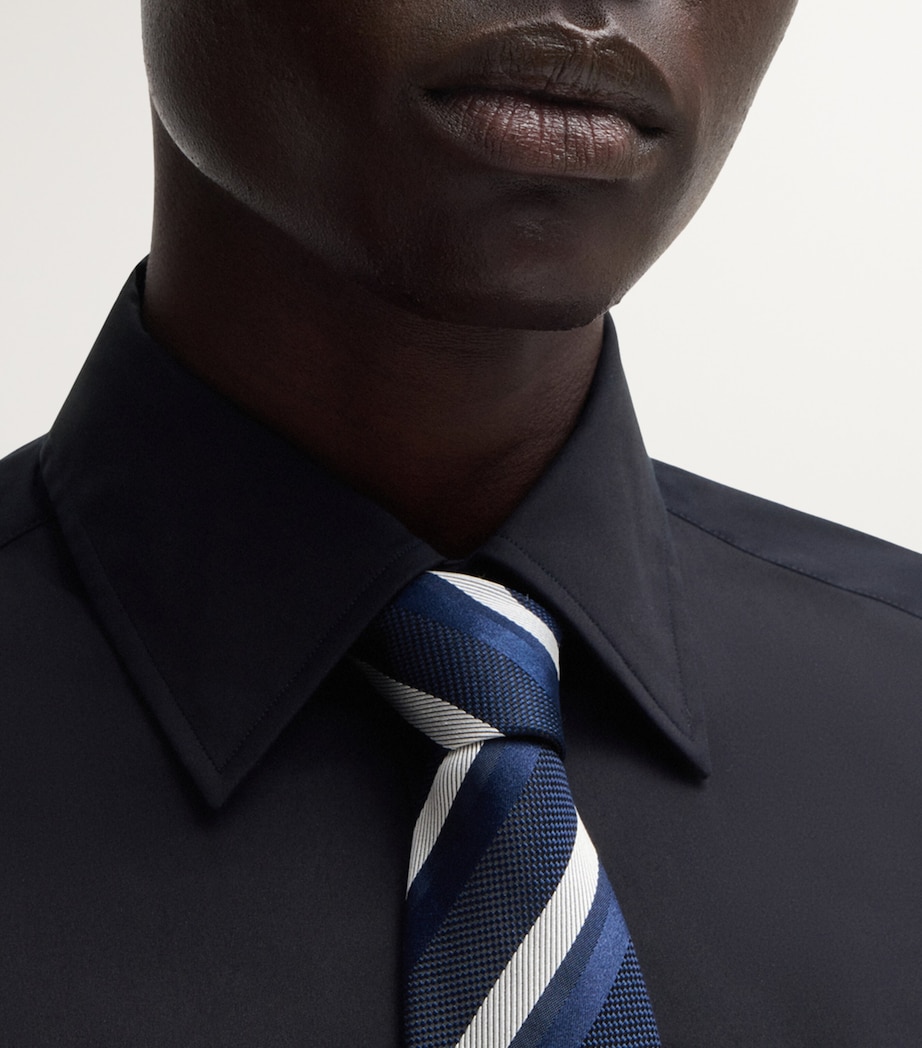 Stretch-Cotton Slim Shirt 410 Image 5