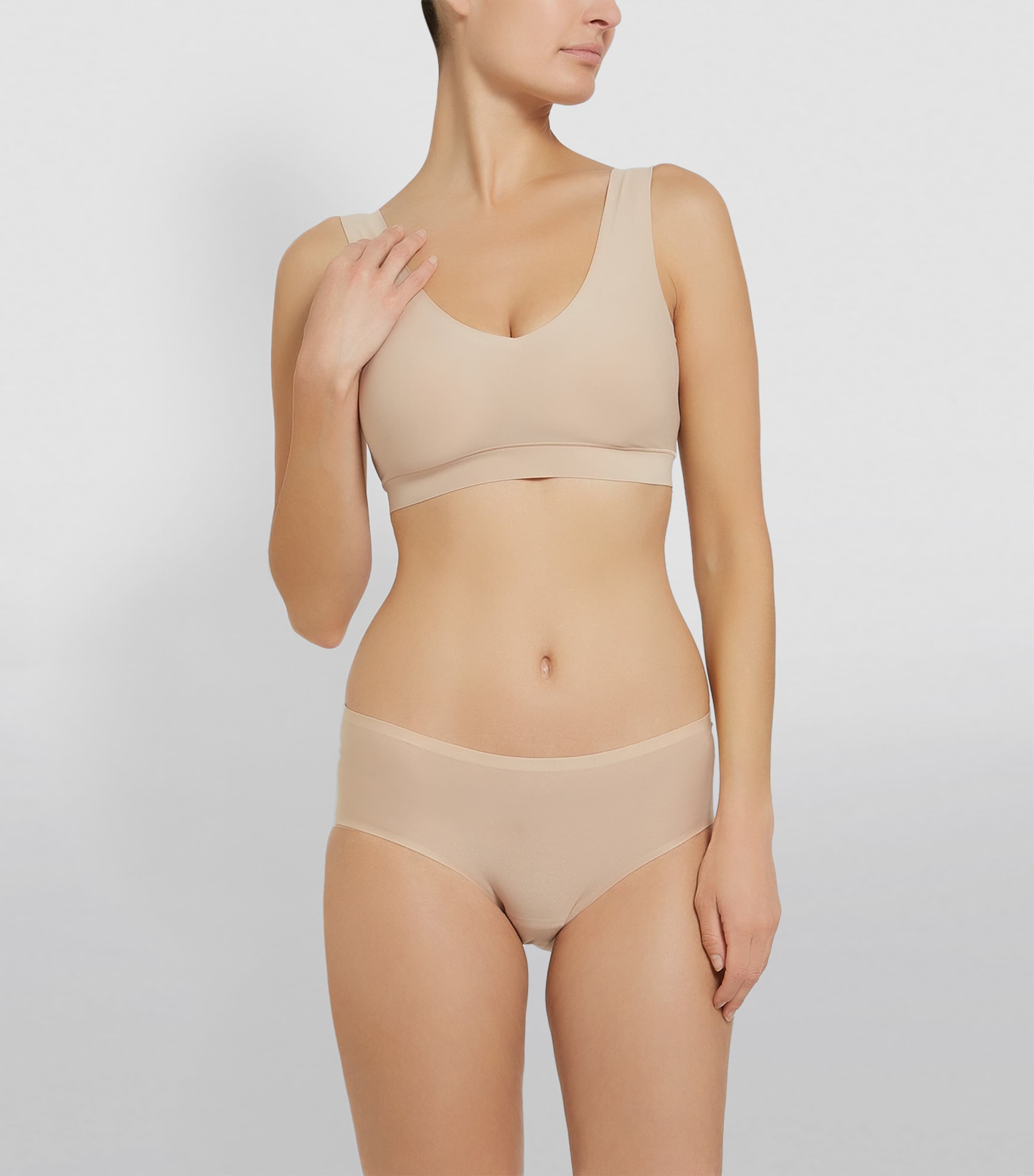 Soft Padded Triangle Bra NUDE Image 7