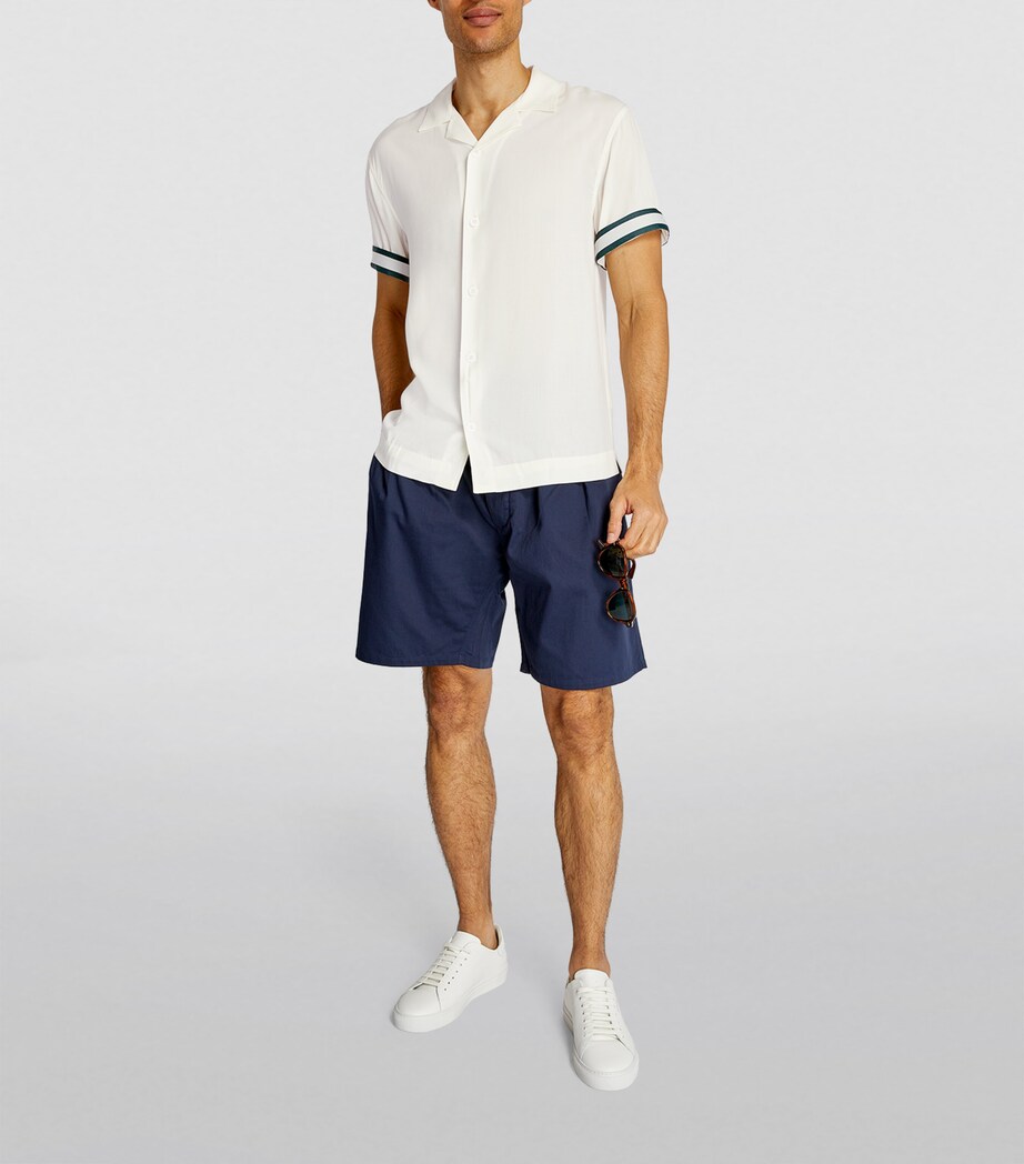 CHÉ Mens Cotton Polo Shirt Ivory Image 2