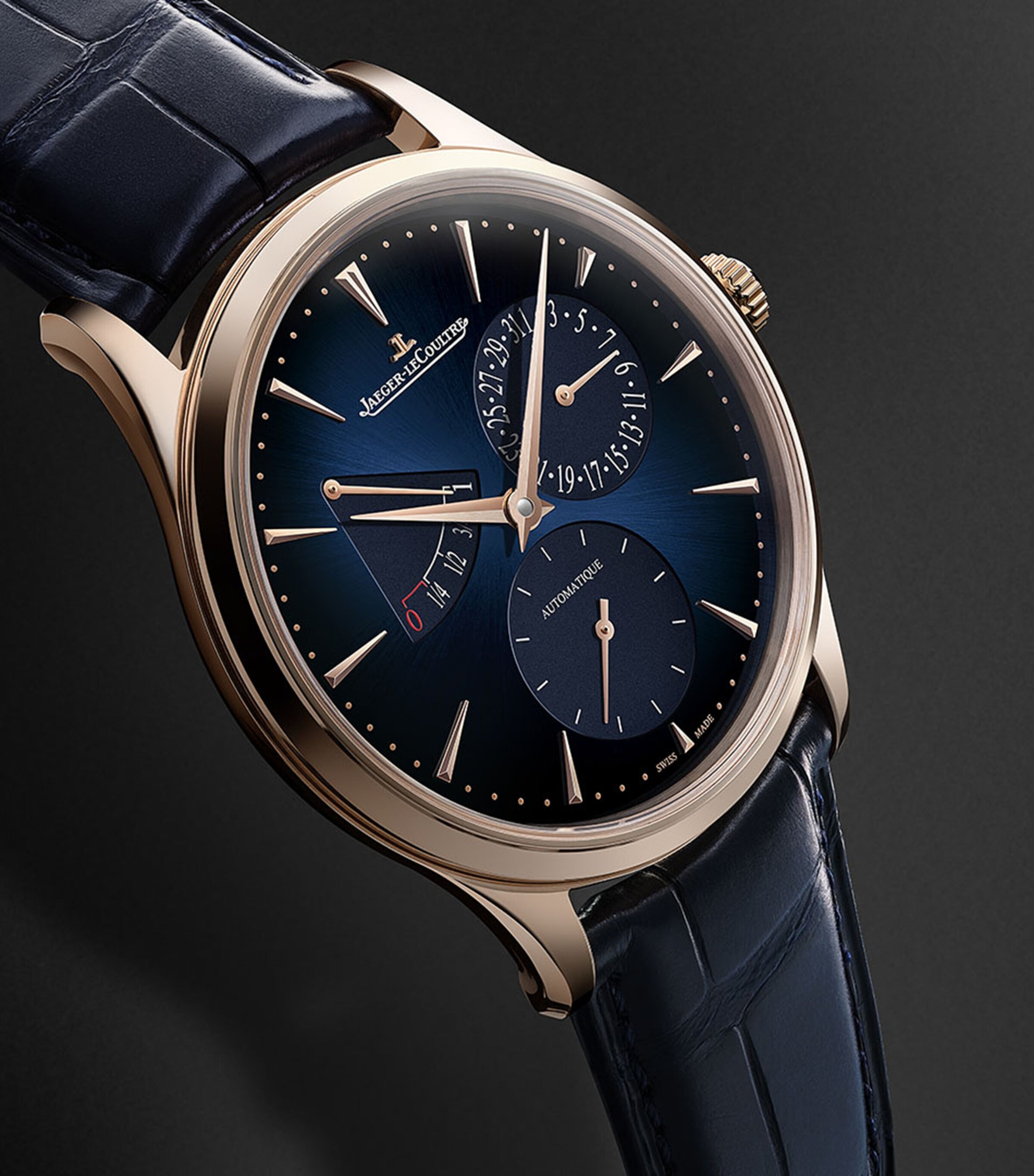 Rose Gold Master Ultra Thin Power Reserve Watch 39mm PINK GOLD Image 4