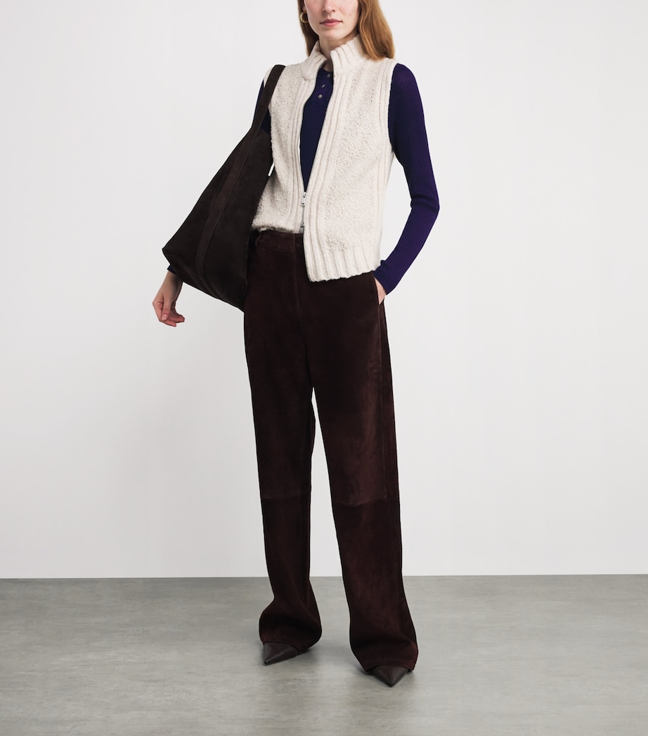 Teddy Bouclé Gilet PALE OATMEAL Image 2