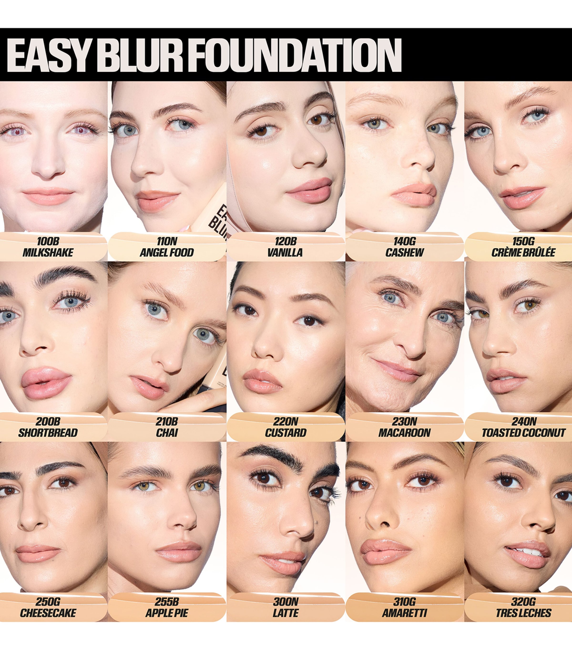ぽぽたん Huda Beauty Easy Blur CHAI HUDA BEAUTY Easy Blur Natural Airbrush Foundation with