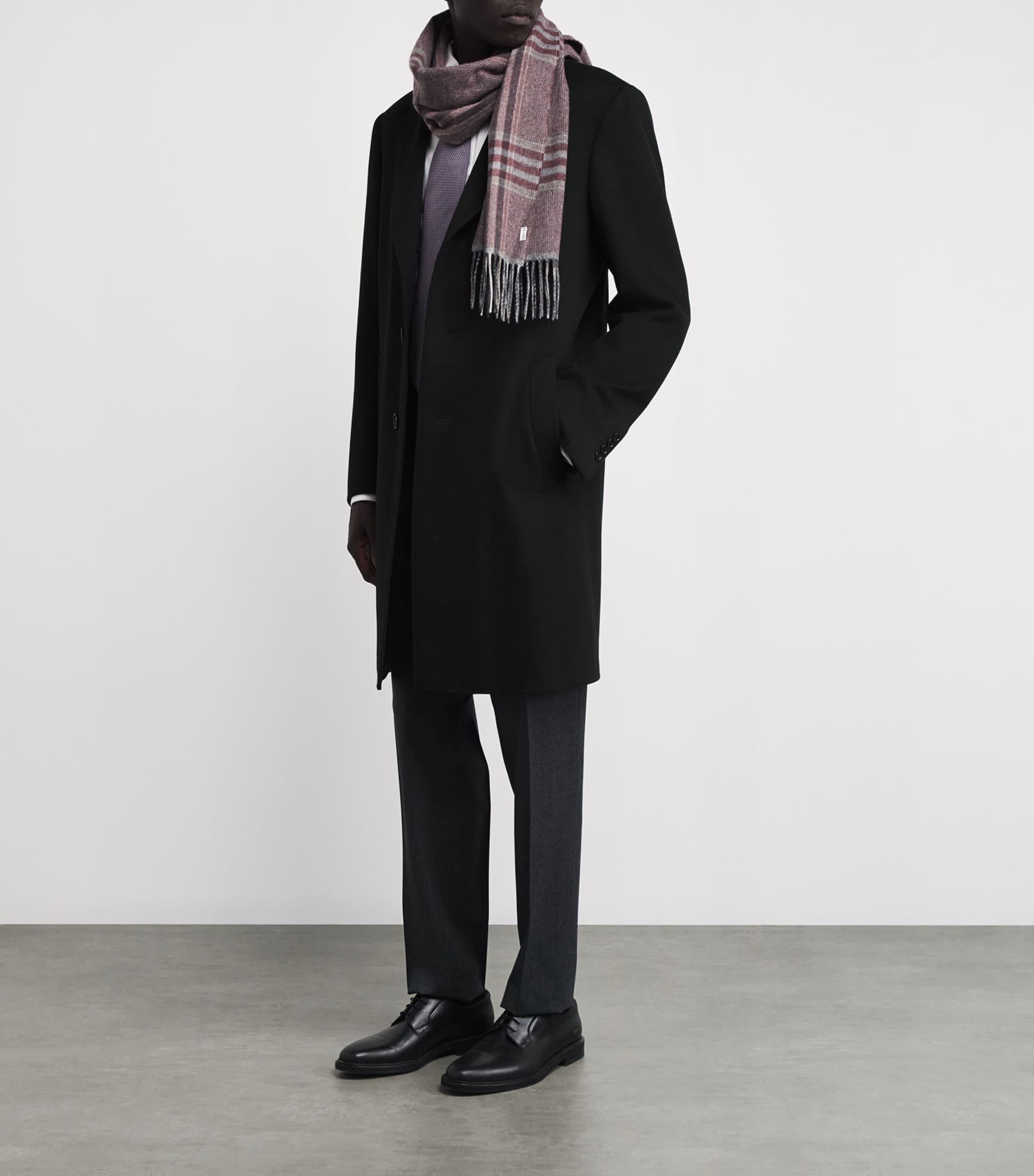 Wool-Cashmere Overcoat 100 BLACK Image 2