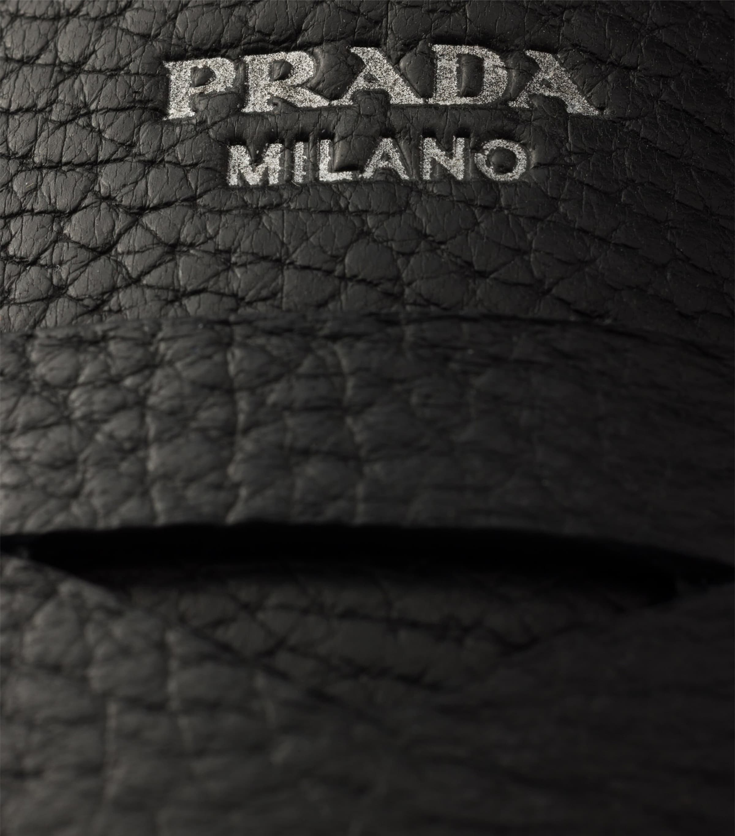 Prada Leather Logo Loafers Black Image 6