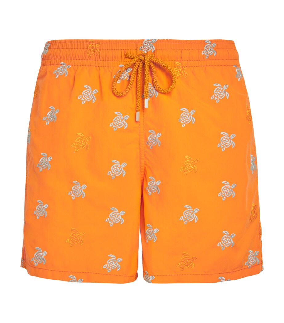 Vilebrequin Mens Embroidered Turtle Mistral Swim Shorts Image 1