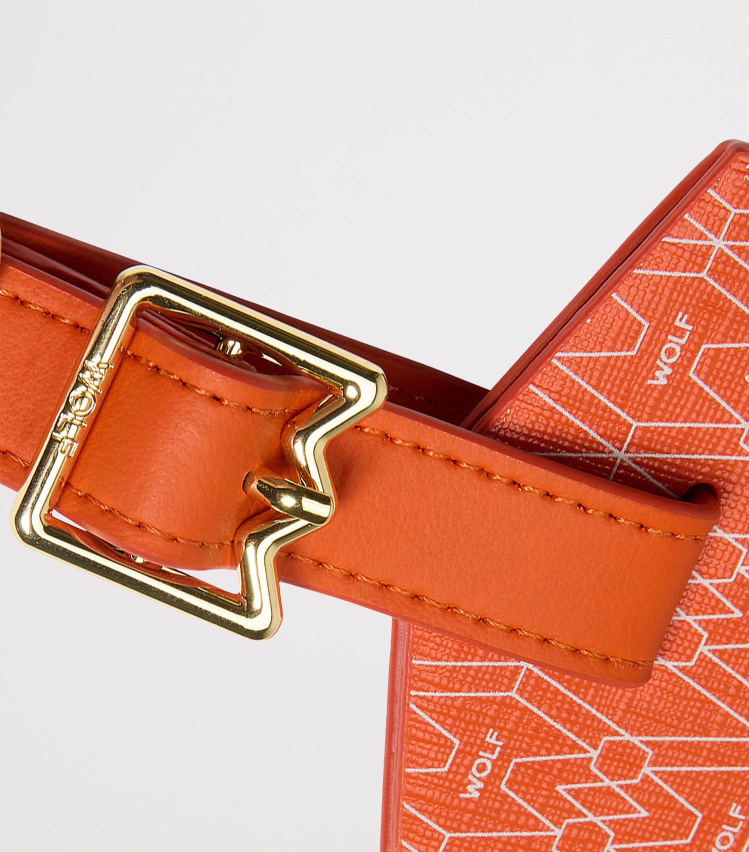 Vegan Signature Luggage Tag ORANGE Image 4