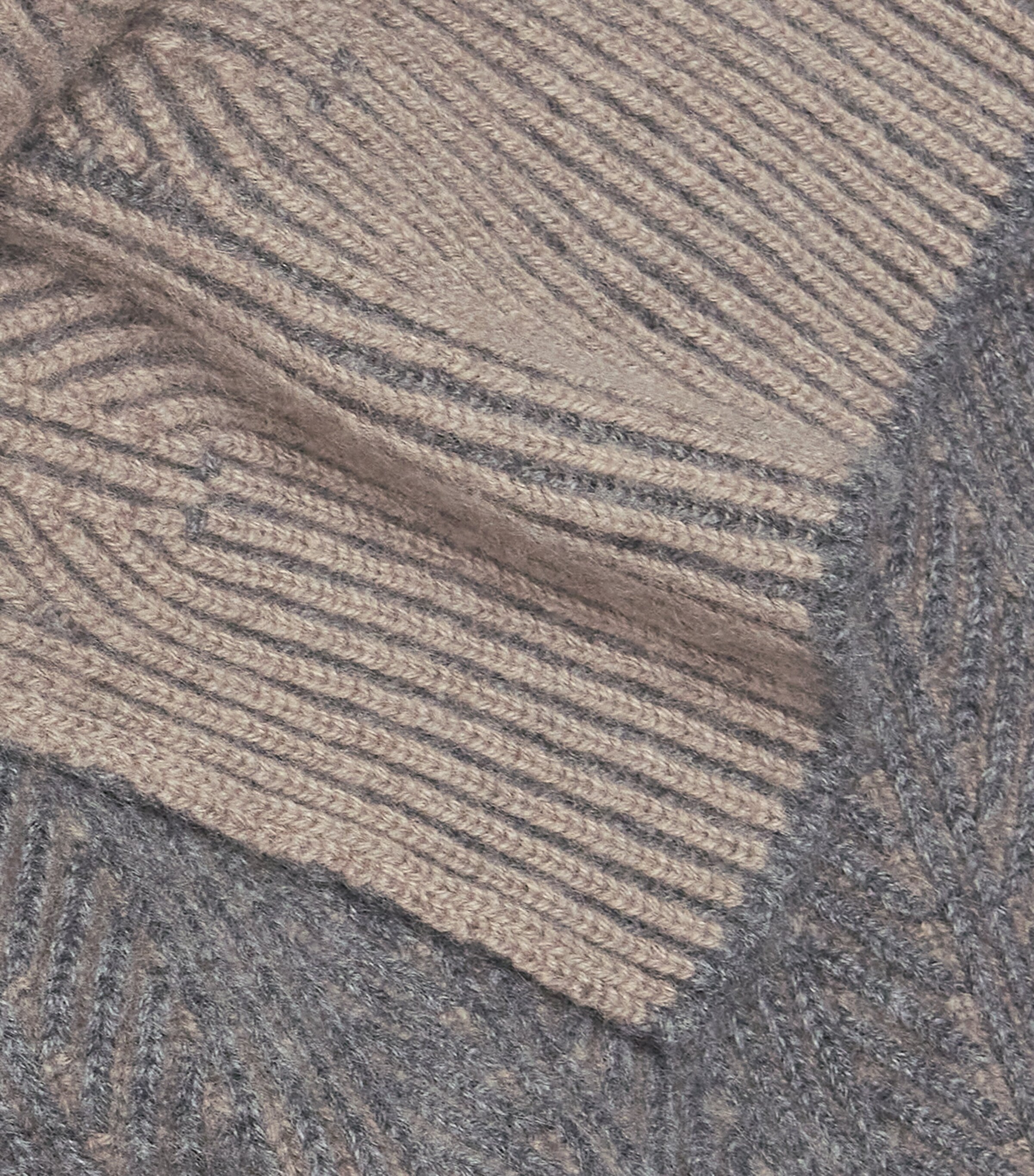 Kid Cashmere Scarf GREY BROWN/394 Image 4