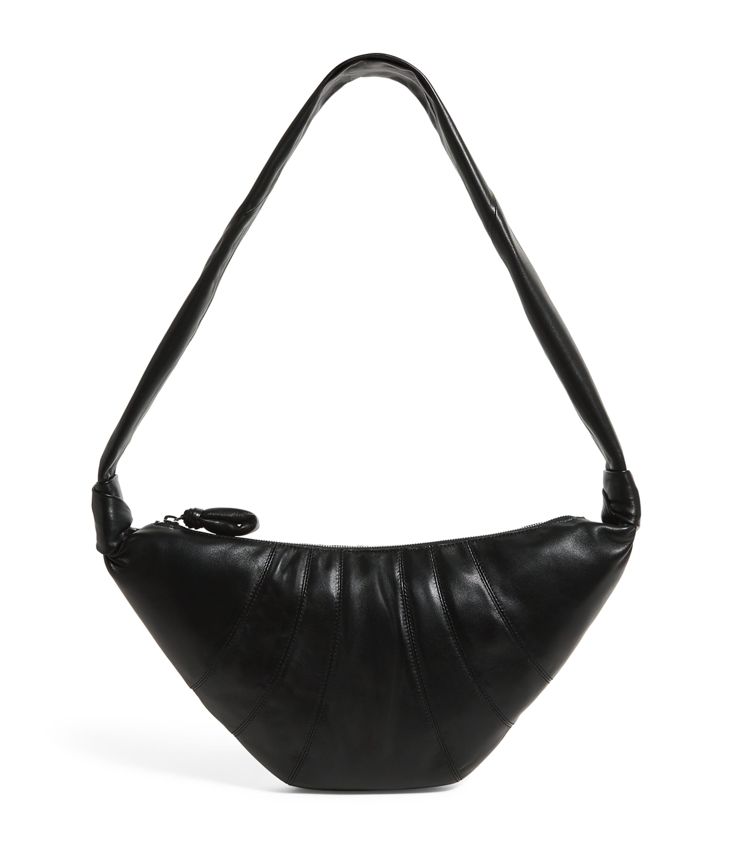 LEMAIRE ショルダーバッグ Lemaire Black Medium Nappa Leather Croissant Bag | Harrods UK