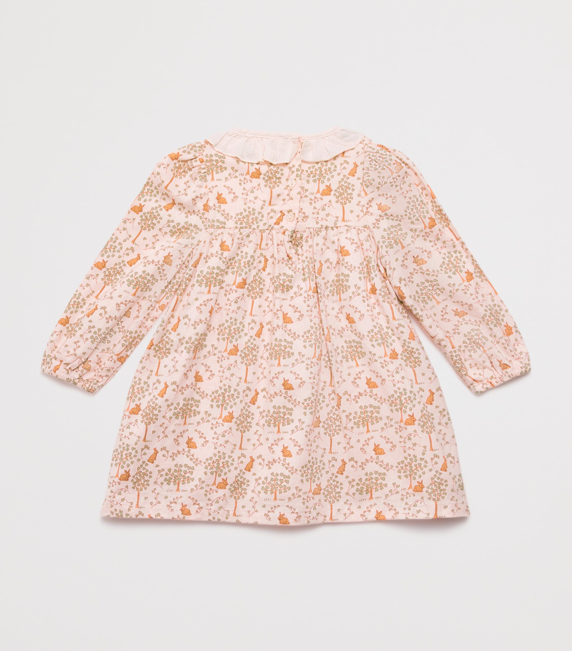 Cotton Bunny Meadow Trixie Smock Dress (6-36 Months) MULTICOLOR Image 2