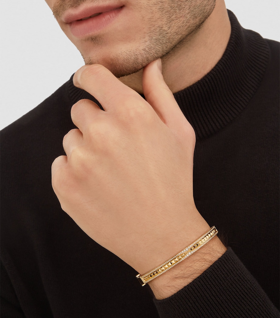 Yellow Gold and Diamond B.zero1 Bangle YELLOW GOLD Image 3