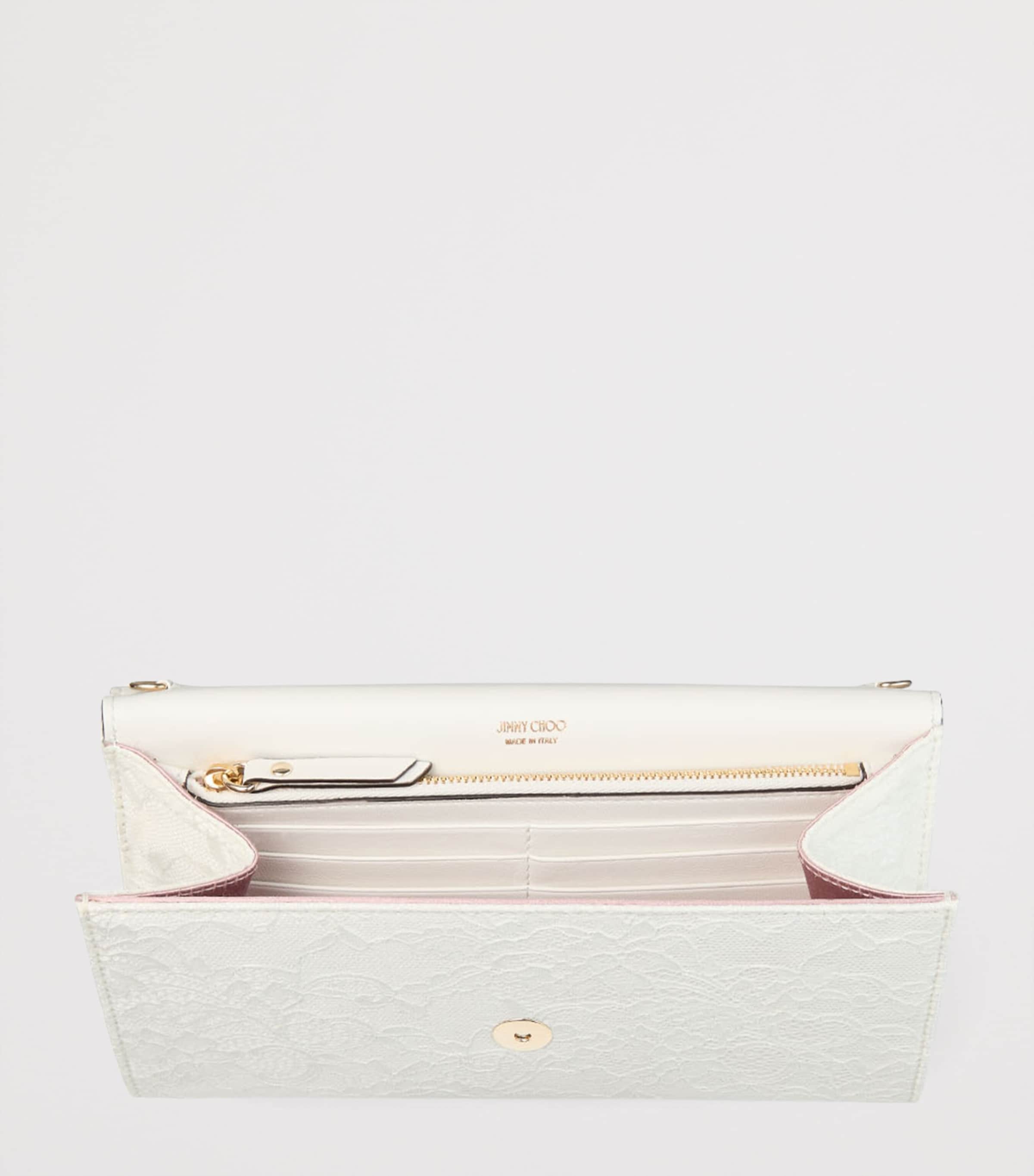 Lace Emmie Clutch Bag IVORY/LIGHT GOLD Image 6