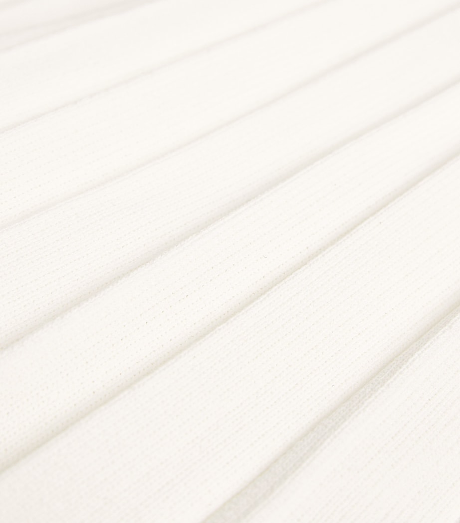 Knitted Midi Dress ECRU Image 5