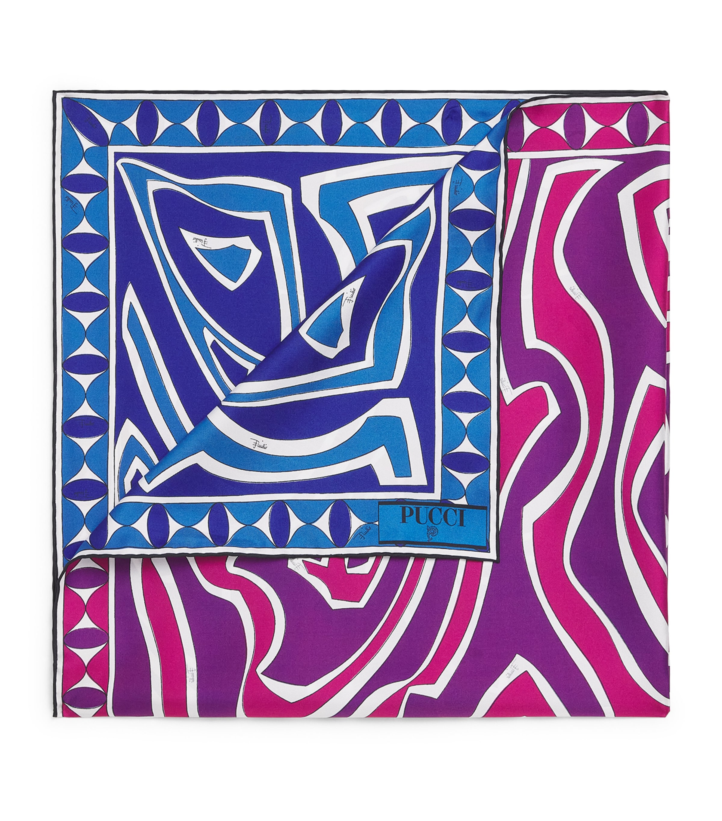 PUCCI Silk Labirinto Scarf Image 1