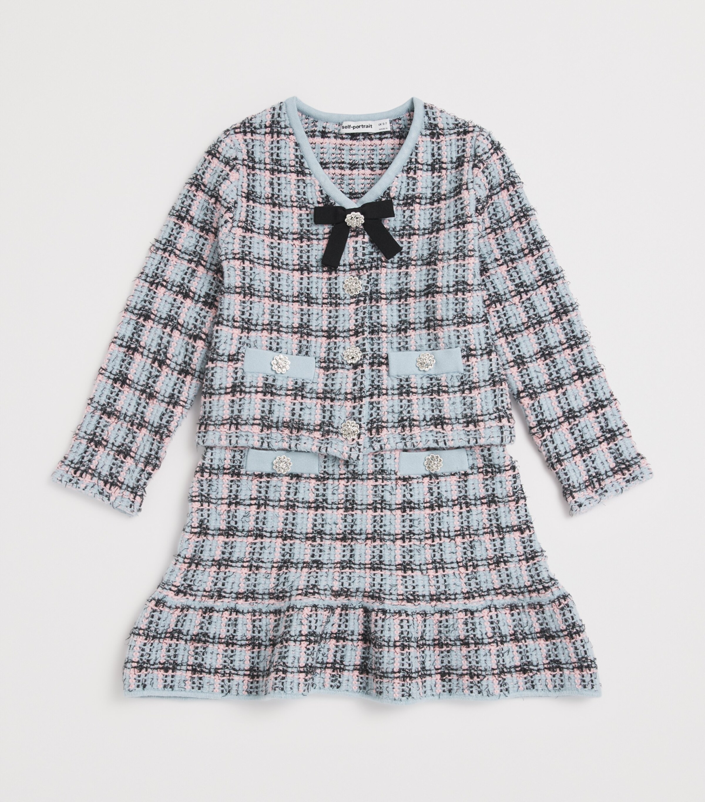 Cotton-Blend Tweed Skirt (3-12 Years) MULTI Image 3