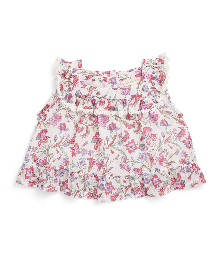 Louise Misha Cotton Floral Inessa Top (6-24 Months) Flrlhvn Image 1