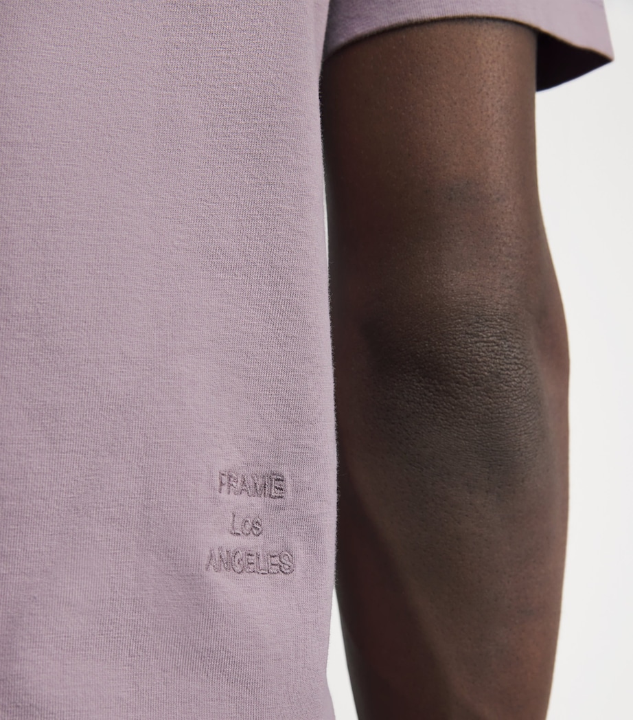 Cotton Embroidered Logo T-Shirt OLLV Image 6