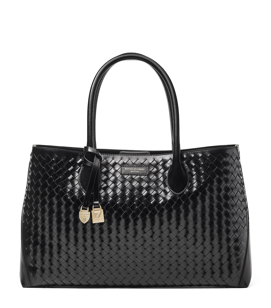 Leather London Tote Bag BLACK Image 1