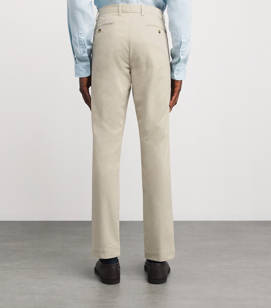 Polo Ralph Lauren Mens Stretch-Cotton Slim Chinos Basic Sand Image 4