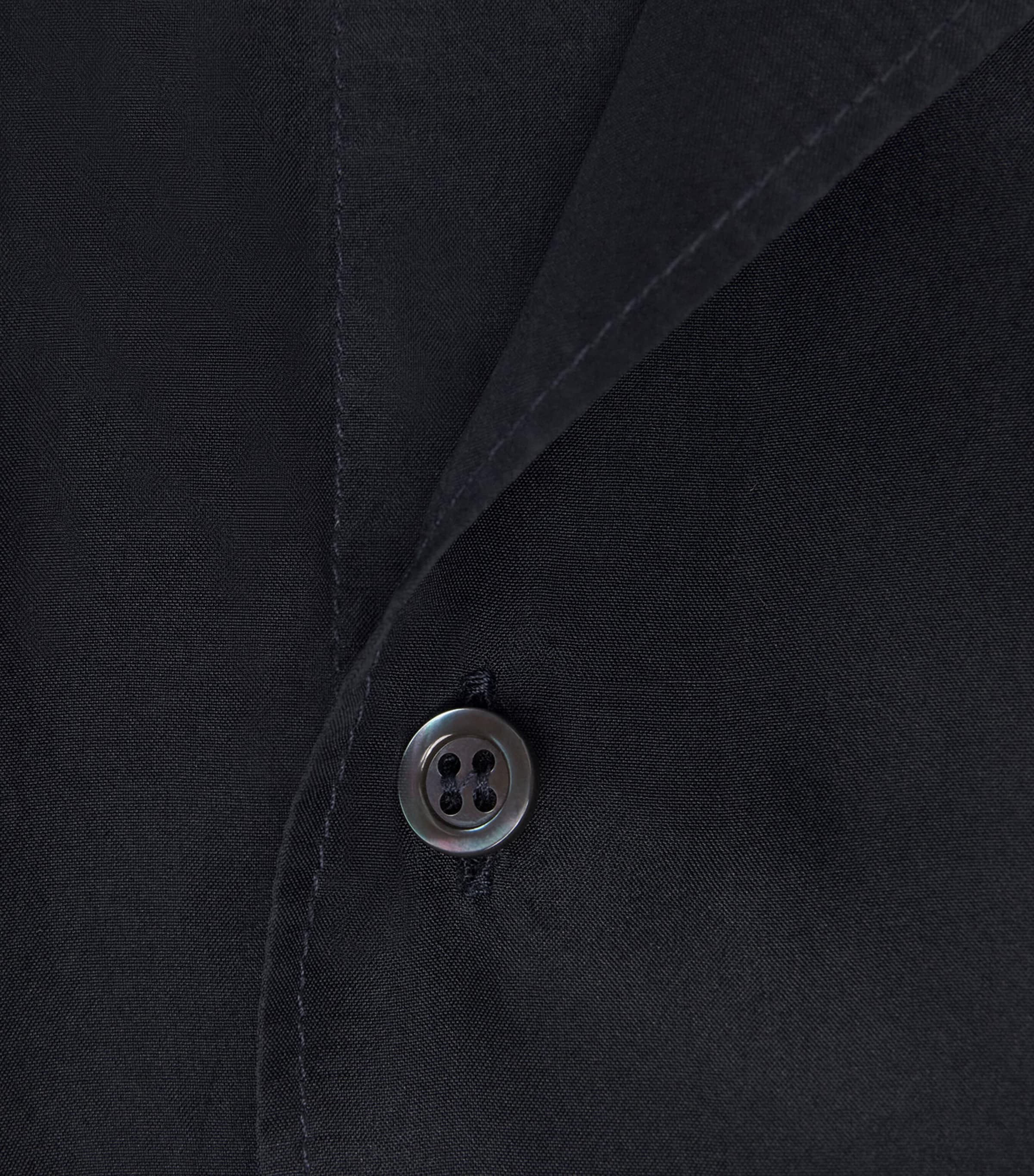 Silk Shirt 170 NAVY Image 5