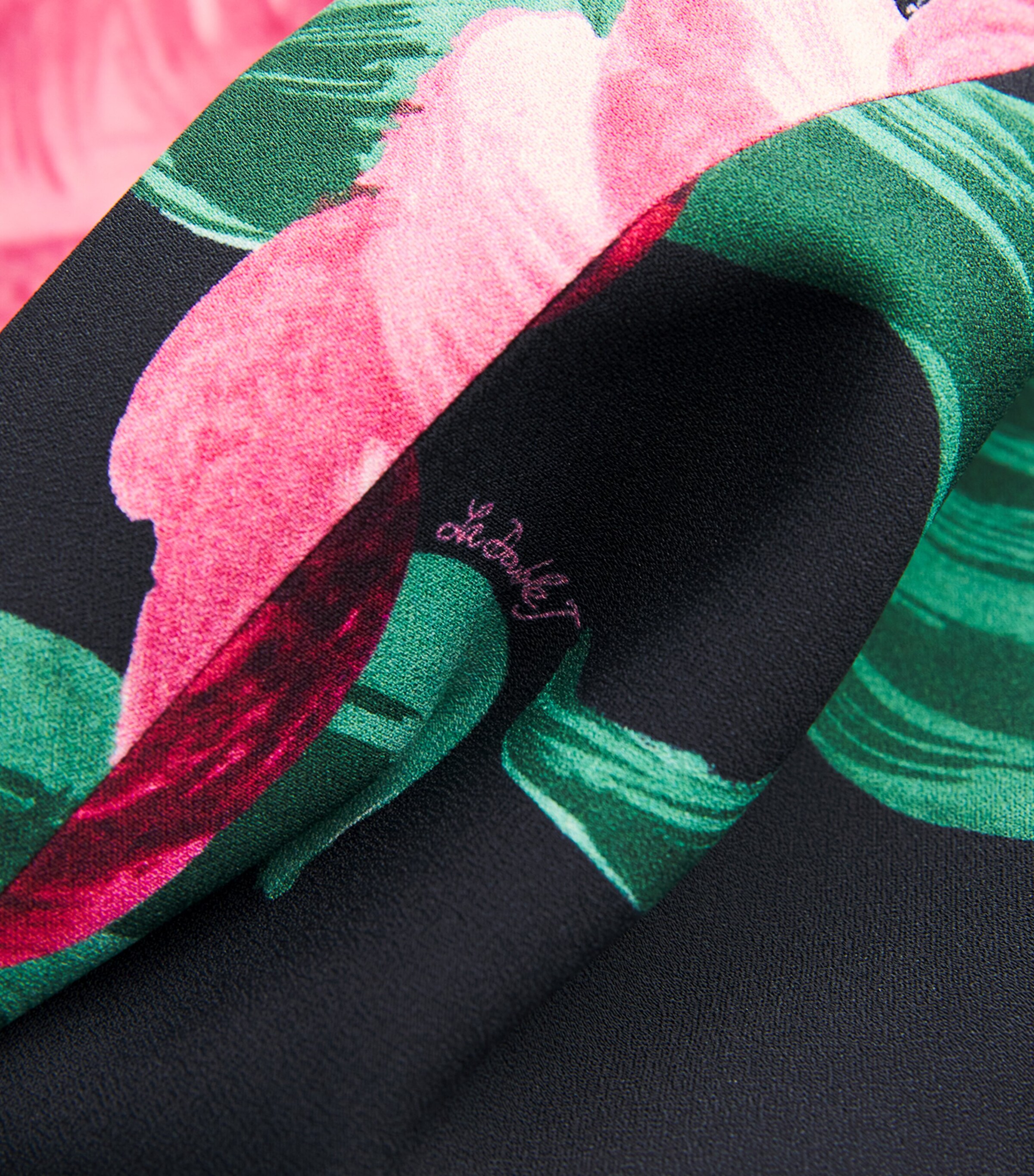 Silk Floral Pencil Skirt BL01PEONY Image 5